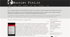 Desktop Screenshot of massimofini.it